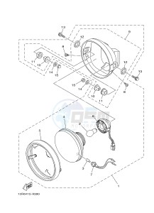 YBR125E (4P2G 4P2H 4P2J) drawing HEADLIGHT 2