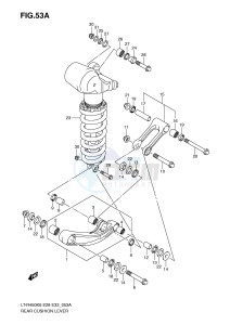 LT-R450 (E28-E33) drawing REAR CUSHION LEVER (MODEL K8 K9 L0)