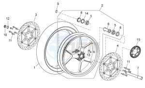 Tuono V4 1100 Factory USA-CND (NAFTA) (CND, USA) drawing Front wheel