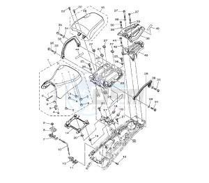 XTZ SUPER TENERE 1200 drawing SEAT