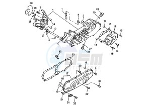 BW'S ORIGINAL 50 drawing CRANKCASE