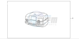 NT650V DEAUVILLE drawing 35L TOPBOX