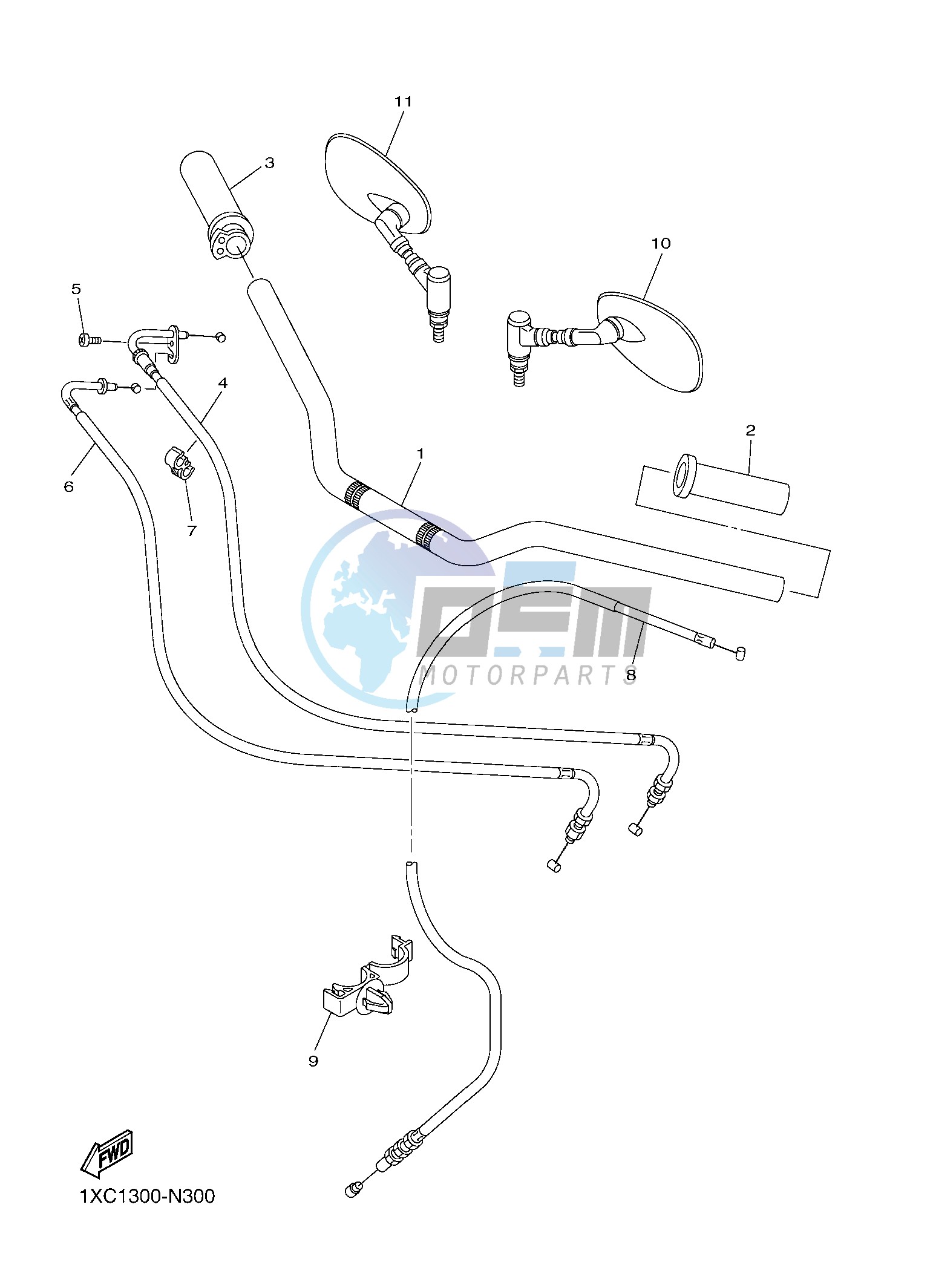 STEERING HANDLE & CABLE