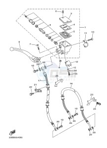 XJ6N 600 XJ6-N (NAKED) (B617 B618) drawing FRONT MASTER CYLINDER