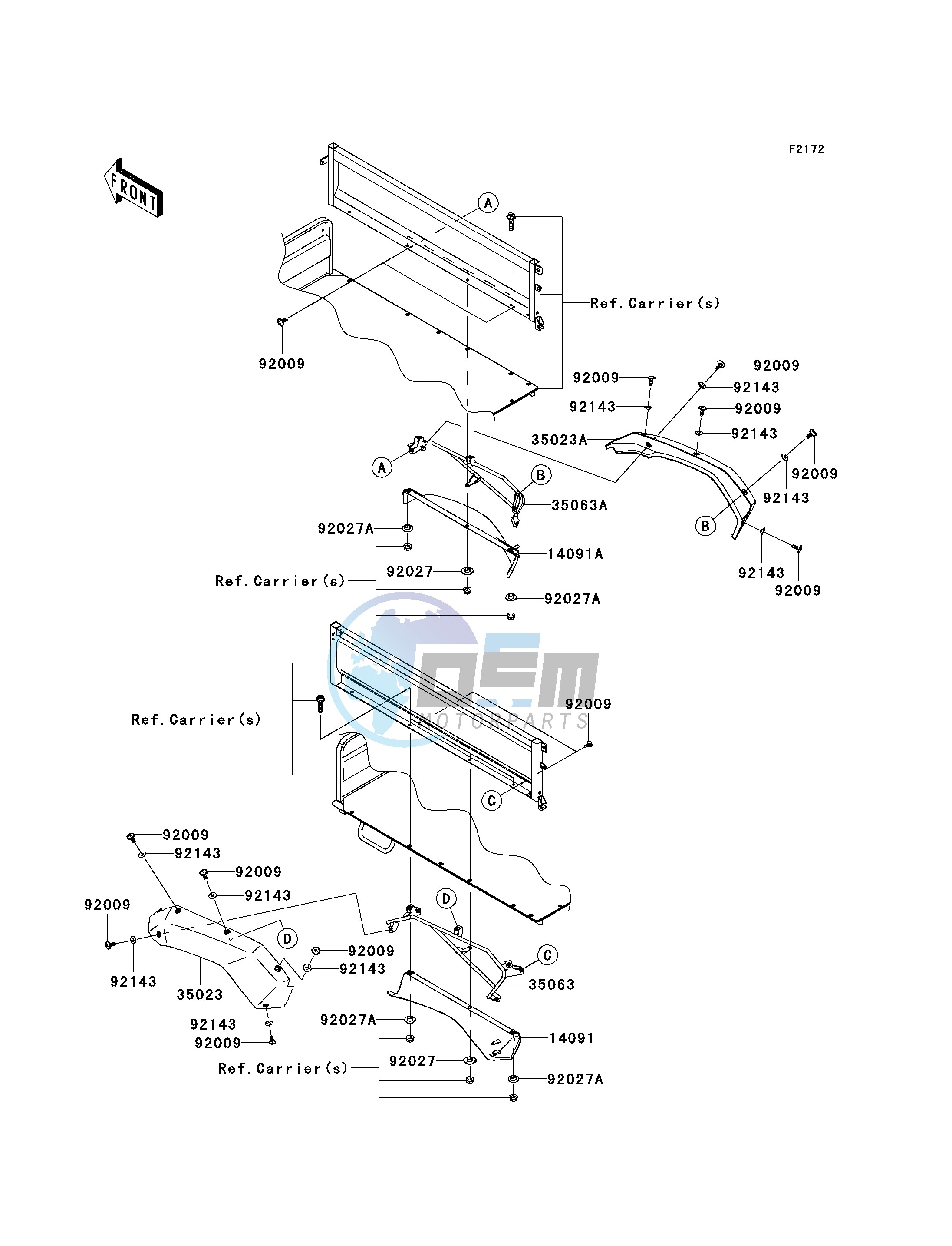 REAR FENDER-- S- -