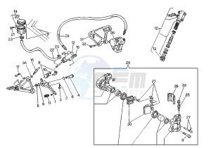 MITO EV 6 MARCE 125 drawing REAR BRAKE SYSTEM