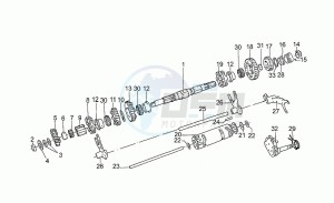 California III 1000 Iniezione Iniezione drawing Driven shaft