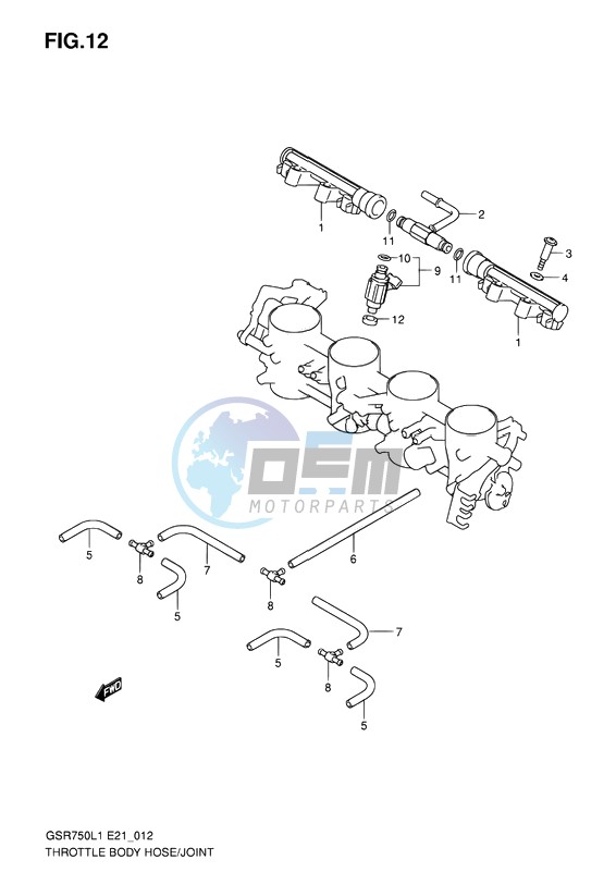 THROTTLE BODY HOSE-JOINT