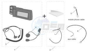 Scarabeo 500 drawing Acc. - Various I