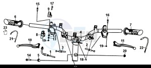 MASK 50 (XE05W1-IT) (L7-L9) drawing CABLE SWITCH HANDLE LEVER / MASK 50 (XE05W1-IT) (L7-L9)