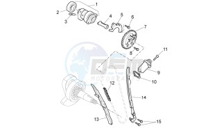 Pegaso Strada-Trail 650 ie drawing Timing system