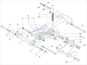 Fly 50 4t 4v (USA) drawing Swinging arm