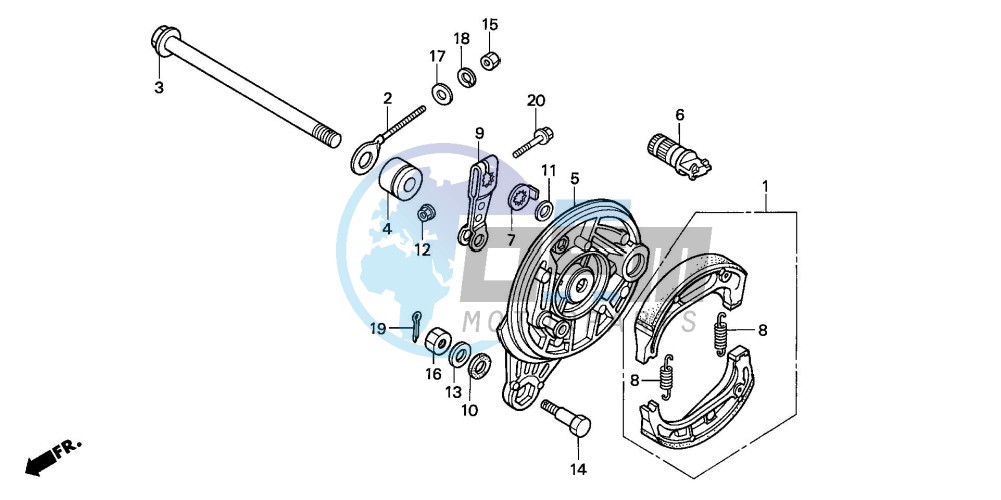 REAR BRAKE PANEL