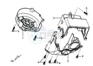 MIO 50 drawing SHROUD ASSY