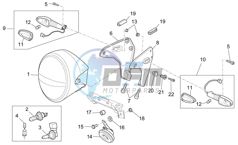 Headlight/Horn