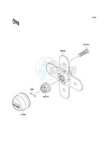 KVF750 4x4 KVF750A7F EU GB drawing Rear Hub