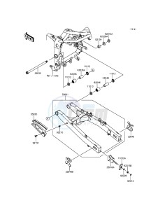 Z250SL BR250EGF XX (EU ME A(FRICA) drawing Swingarm