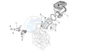 Scarabeo 125-200 ie Light drawing Injection unit