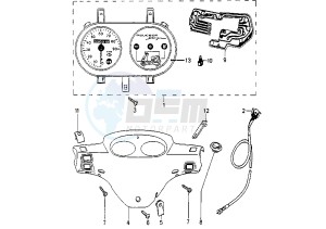 ZENITH N - 50 cc drawing DASHBOARD UNIT