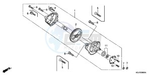 CRF100FC drawing OIL PUMP