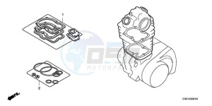 CBR125RWA France - (F / CMF WH) drawing GASKET KIT A