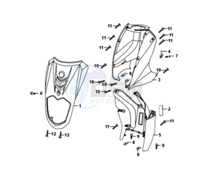 ORBIT II 50 drawing FR PLATE / INNER PROTECTOR / INDICATORS