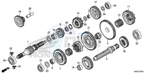 TRX420FM1F TRX420 Europe Direct - (ED) drawing TRANSMISSION (TRX420FE1/FM1/FM2/TE1/TM1)