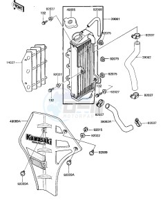 KX 125 D [KX125] (D1) [KX125] drawing RADIATOR