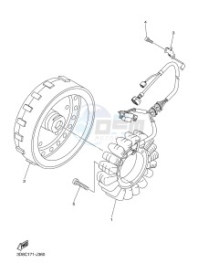 XVS1300A MIDNIGHT STAR (1CS5) drawing GENERATOR