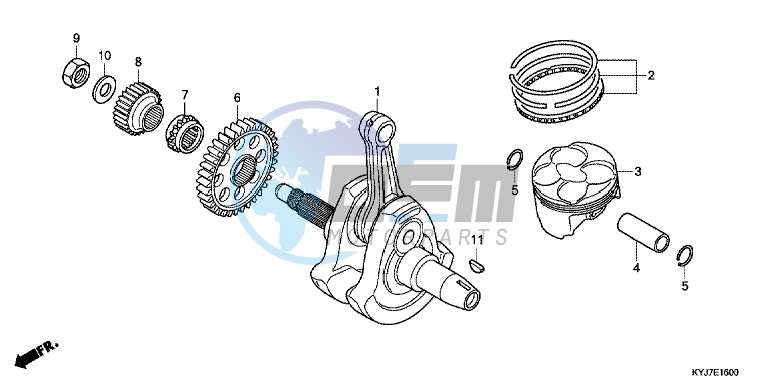 CRANKSHAFT/PISTON