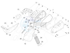 150 Sprint iGet 4T3V ie (APAC) (AU, EX, Jp, RI, TW) drawing Air filter