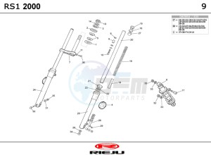 RS1-50-RACING-BLUE drawing SUSPENSION