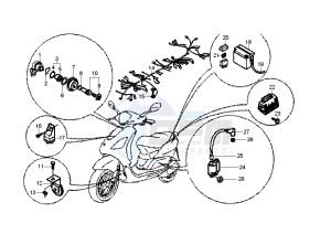 Fly 4T 50 drawing Battery