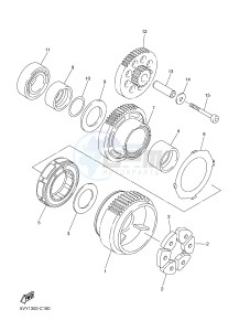 FZ1-N FZ1 (NAKED) 1000 (1EC9) drawing STARTER