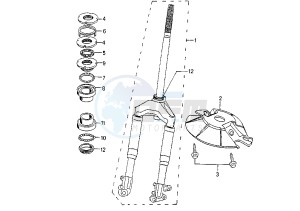 ELYSEO - 50 cc drawing FRONT FORK