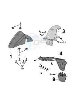 KISBEE 4T OY X drawing MUDGUARD