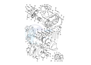 XVS A DRAG STAR CLASSIC 650 drawing CRANKCASE COVER