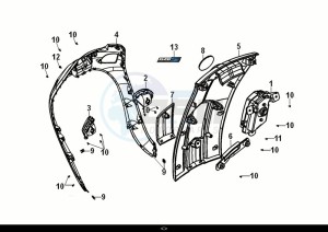 FIDDLE IV 50 (XG05W1-EU) (E5) (M1-M3) drawing FRONT COVER