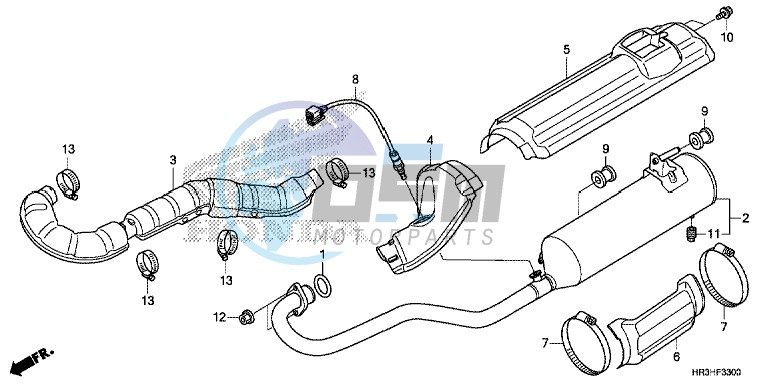 EXHAUST MUFFLER