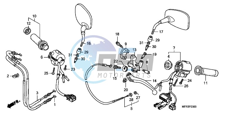 HANDLE SWITCH/CABLE