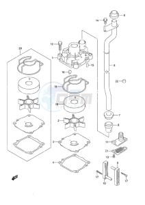 DF 50A drawing Water Pump High Thrust