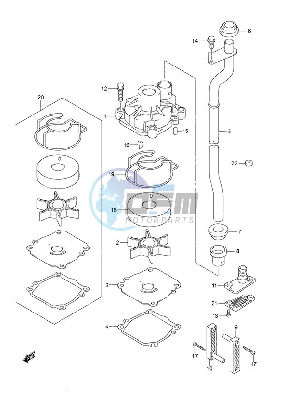 Water Pump High Thrust