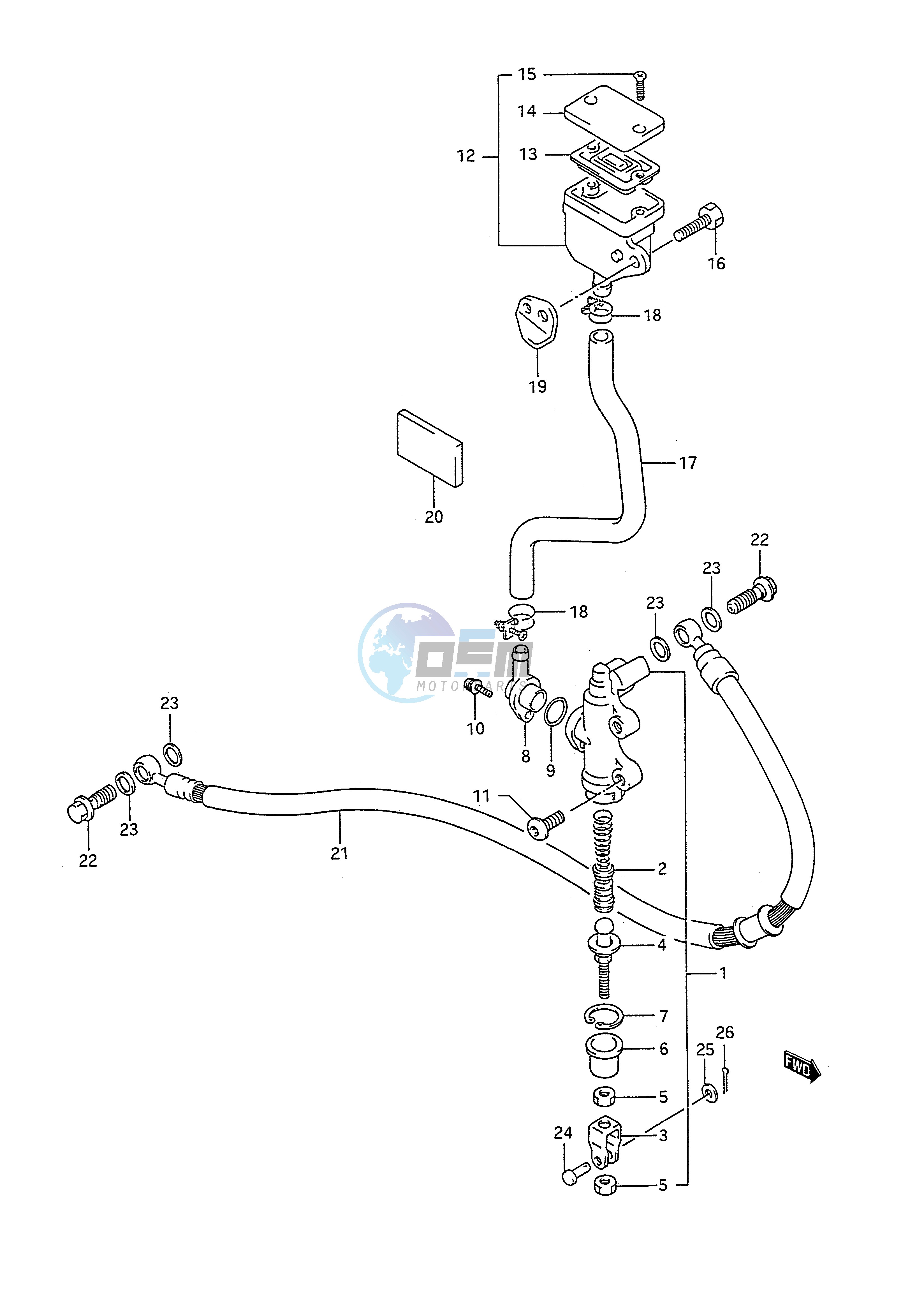 REAR MASTER CYLINDER