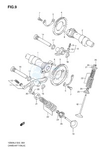 VZ800 drawing CAMSHAFT_VALVE