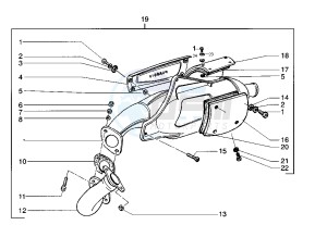 Runner VX-VXR 125-180 125 drawing Silencer Catalytic