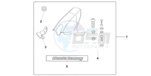 CBR1000RA9 BR / ABS MME drawing HUGGER PEARL SIREN BLUE