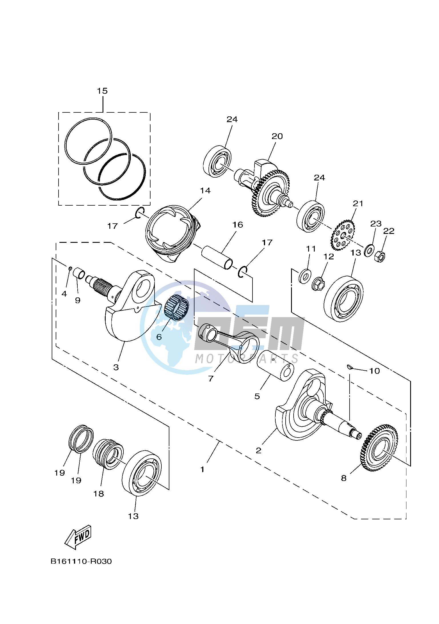 CRANKSHAFT & PISTON