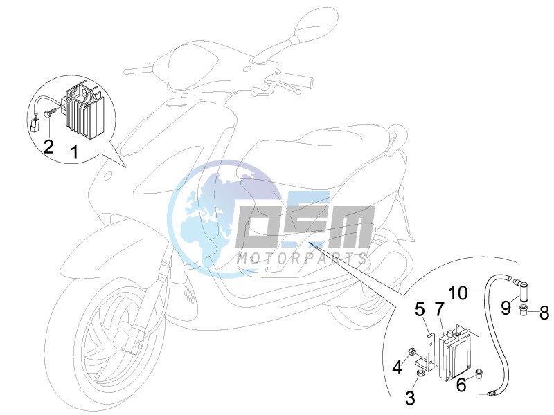 Voltage Regulators - Electronic Control Units (ecu) - H.T. Coil