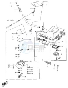 JS 550 A [JS550] (A5-A8) [JS550] drawing HANDLEBAR -- JS550-A5- -