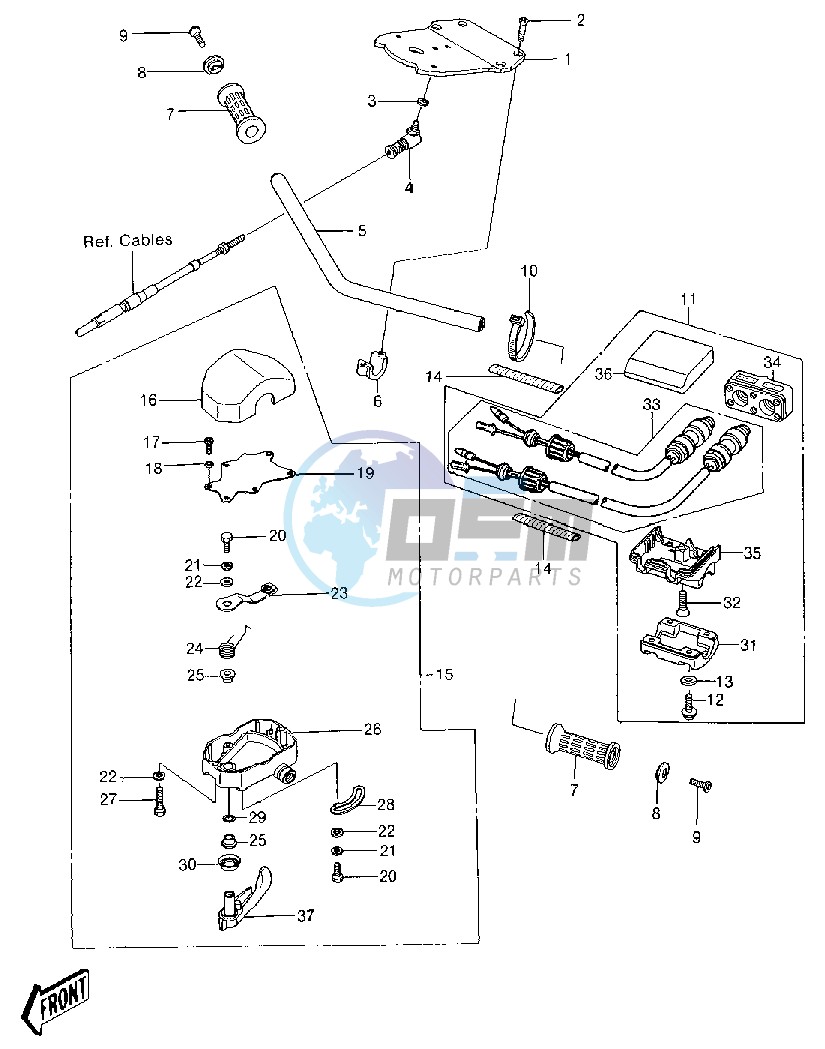 HANDLEBAR -- JS550-A5- -